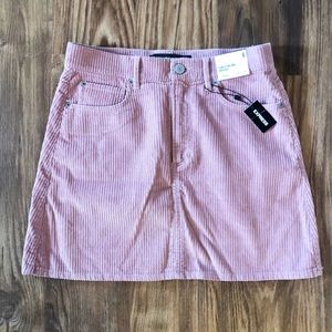 Express Slim High Rise A-Line Mini